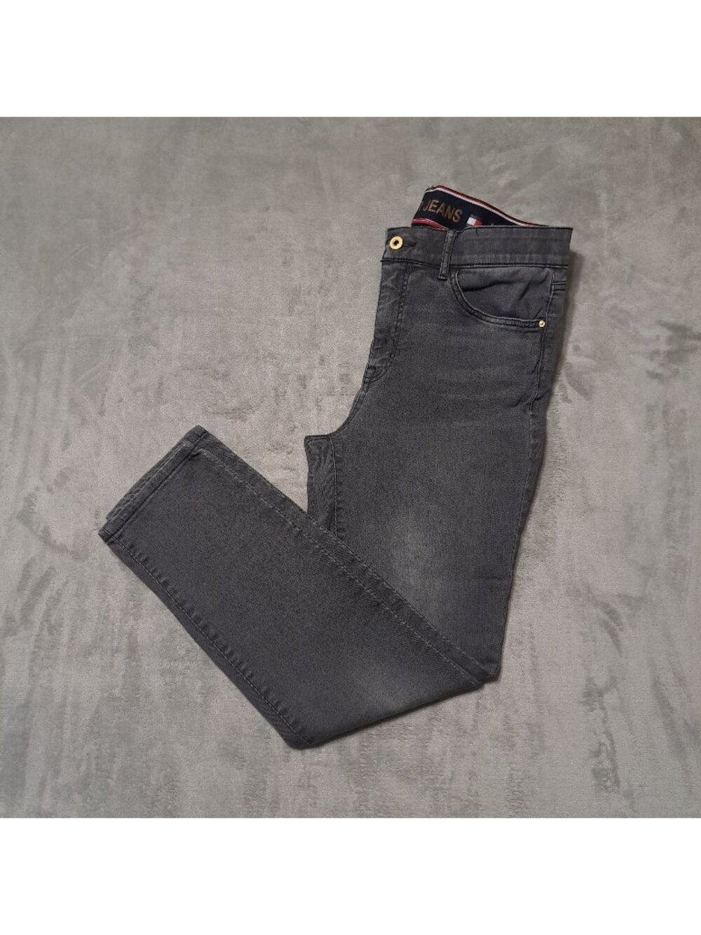 Tommy Hilfiger Size 12 Black Skinny Fit Stretch Denim Jeans